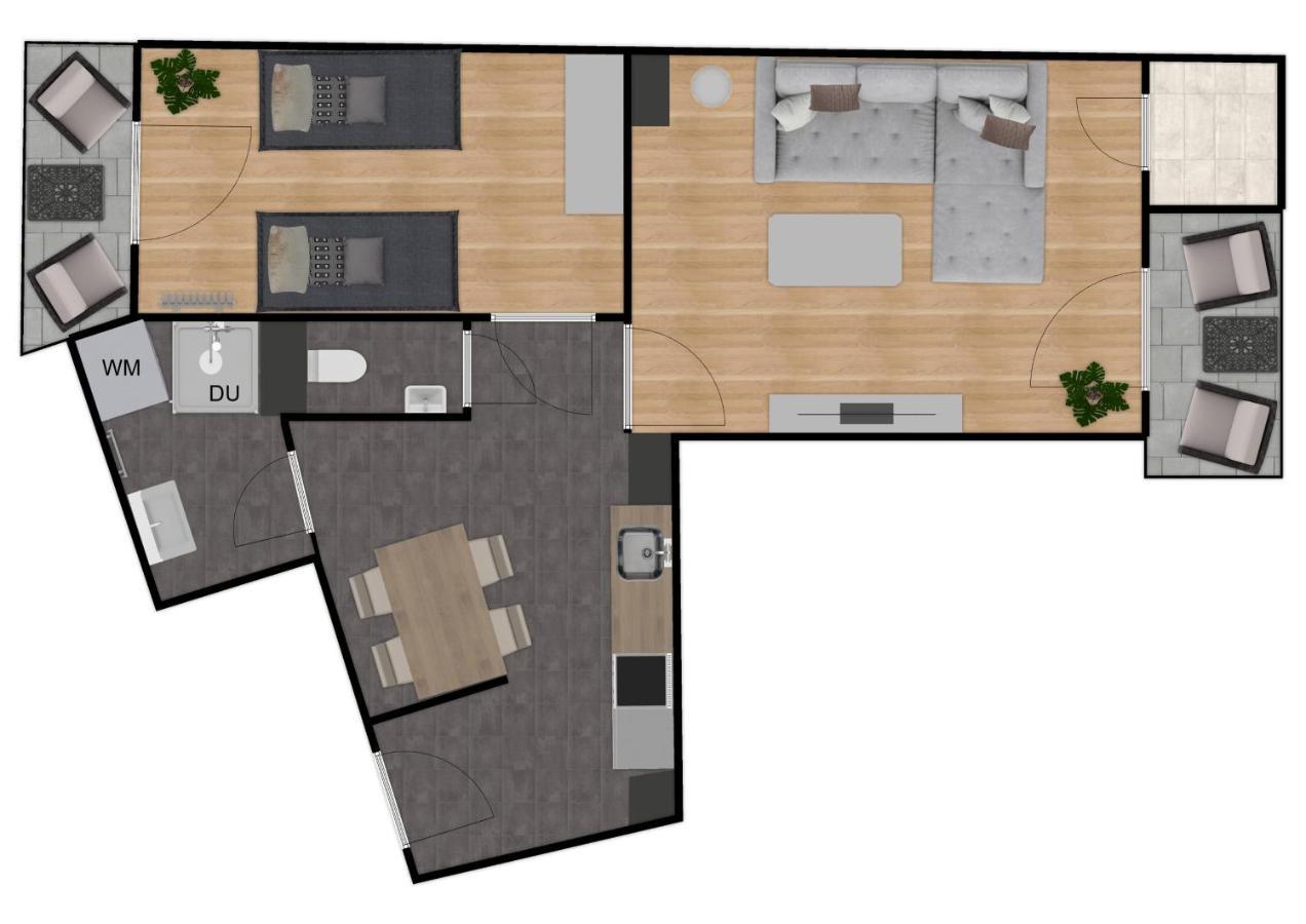 Smarte Dachgeschosswohnung Mit 2 Terrassen Direkt Am Hauptbahnhof Wien Ngoại thất bức ảnh
